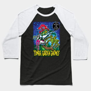 Zombie Garden Gnome Baseball T-Shirt